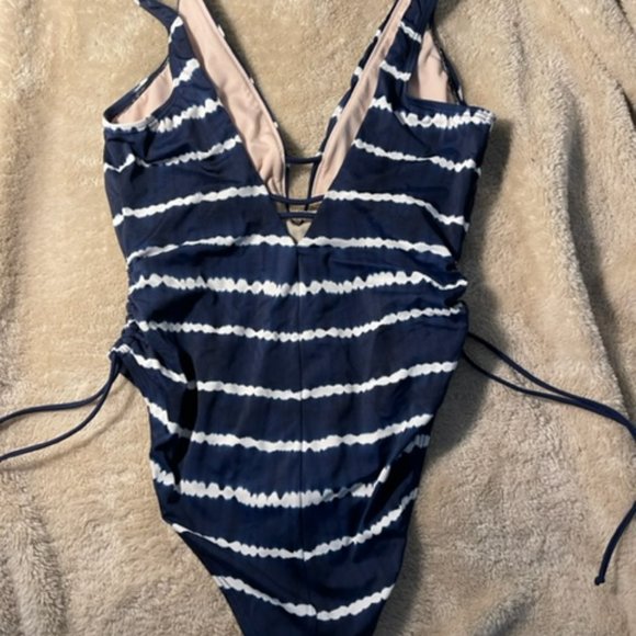 Gently used Swimsuits for All Sexy Tie-Dye one piece -size 16 - Picture 2 of 5